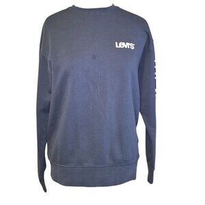 Levis Vintage Crewneck Sweatshirt Blue M THE ORIGINAL Unisex Pullover Comfy Soft